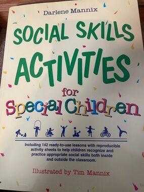 Social Skills Activities for Special Children - Cream Cover